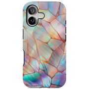 mosaic opal 4 Tough Cases For Apple iPhone (17, 16, 15, 14, 13, 12, 11, X, SE, 8, 7/ Air, Plus, Pro, Max, Mini, XR, XS), Print in USA