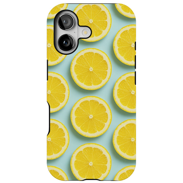 Lemon Delight Tough Cases For Apple iPhone (17, 16, 15, 14, 13, 12, 11, X, SE, 8, 7/ Air, Plus, Pro, Max, Mini, XR, XS), Print in USA