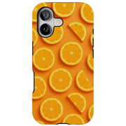 Orange Delight Tough Cases For Apple iPhone (17, 16, 15, 14, 13, 12, 11, X, SE, 8, 7/ Air, Plus, Pro, Max, Mini, XR, XS), Print in USA