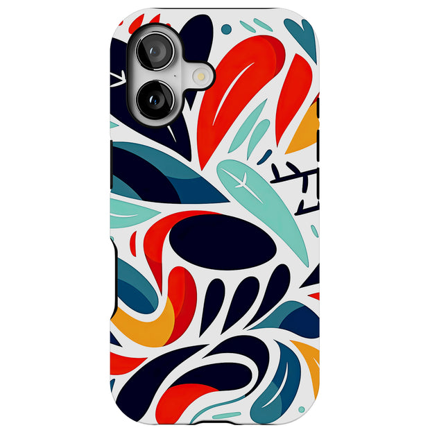 Abstract Nature Tough Cases For Apple iPhone (17, 16, 15, 14, 13, 12, 11, X, SE, 8, 7/ Air, Plus, Pro, Max, Mini, XR, XS), Print in USA