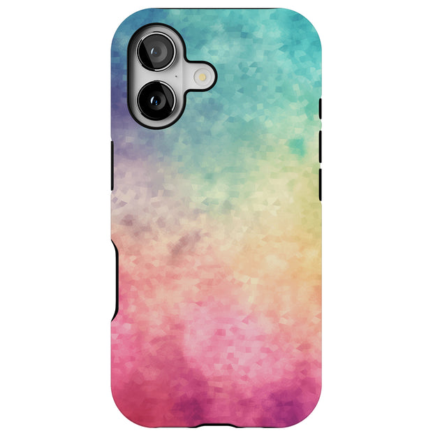 Rainbow Pastel Tough Cases For Apple iPhone (17, 16, 15, 14, 13, 12, 11, X, SE, 8, 7/ Air, Plus, Pro, Max, Mini, XR, XS), Print in USA