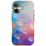 Hope Dandelions Tough Cases For Apple iPhone (17, 16, 15, 14, 13, 12, 11, X, SE, 8, 7/ Air, Plus, Pro, Max, Mini, XR, XS), Print in USA