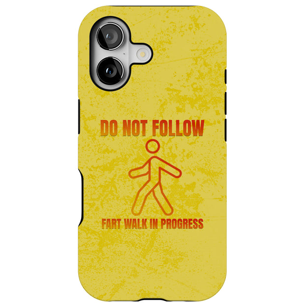 Fart Walking Tough Cases For Apple iPhone (17, 16, 15, 14, 13, 12, 11, X, SE, 8, 7/ Air, Plus, Pro, Max, Mini, XR, XS), Print in USA