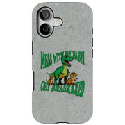 Get Jurasskicked Tough Cases For Apple iPhone (17, 16, 15, 14, 13, 12, 11, X, SE, 8, 7/ Air, Plus, Pro, Max, Mini, XR, XS), Print in USA