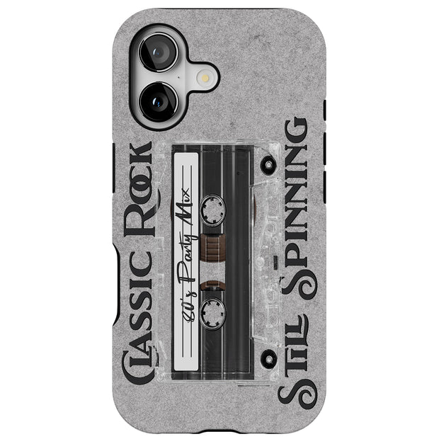 Rock Still Spinning Tough Cases For Apple iPhone (17, 16, 15, 14, 13, 12, 11, X, SE, 8, 7/ Air, Plus, Pro, Max, Mini, XR, XS), Print in USA