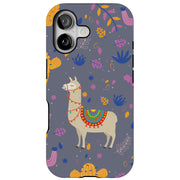 Cacti Llama Tough Cases For Apple iPhone (17, 16, 15, 14, 13, 12, 11, X, SE, 8, 7/ Air, Plus, Pro, Max, Mini, XR, XS), Print in USA