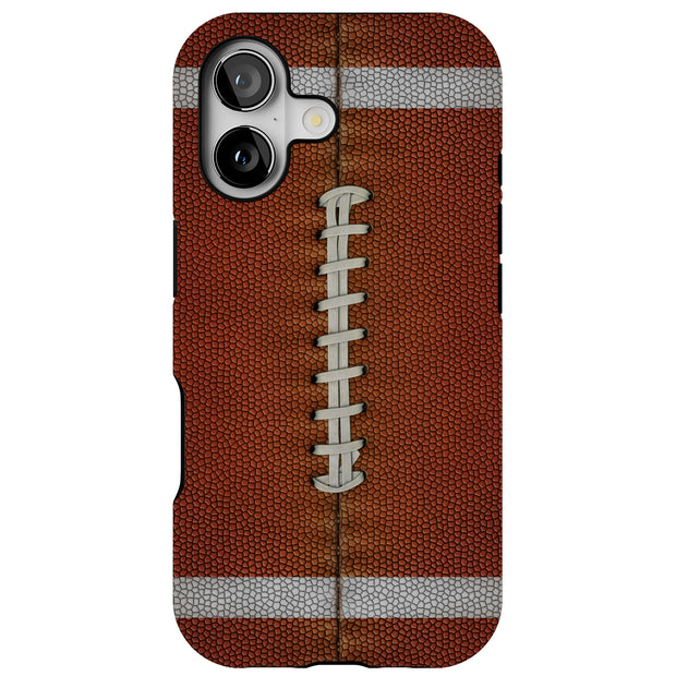 Football 1 Tough Cases For Apple iPhone (17, 16, 15, 14, 13, 12, 11, X, SE, 8, 7/ Air, Plus, Pro, Max, Mini, XR, XS), Print in USA