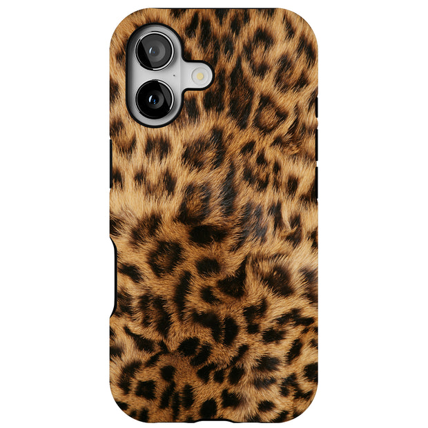 Leopard Skin Tough Cases For Apple iPhone (17, 16, 15, 14, 13, 12, 11, X, SE, 8, 7/ Air, Plus, Pro, Max, Mini, XR, XS), Print in USA