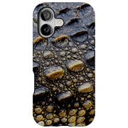 Black Crocodile Tough Cases For Apple iPhone (17, 16, 15, 14, 13, 12, 11, X, SE, 8, 7/ Air, Plus, Pro, Max, Mini, XR, XS), Print in USA