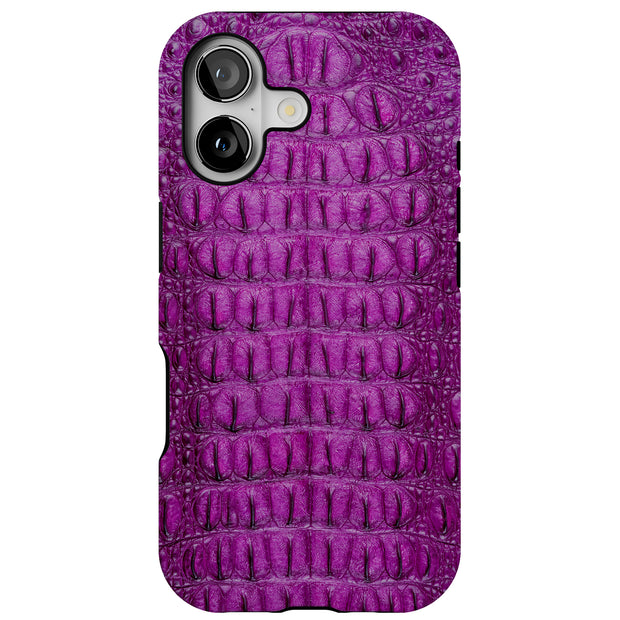 Crocodile Skin Tough Cases For Apple iPhone (17, 16, 15, 14, 13, 12, 11, X, SE, 8, 7/ Air, Plus, Pro, Max, Mini, XR, XS), Print in USA