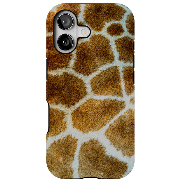 Giraffe Fur 1 Tough Cases For Apple iPhone (17, 16, 15, 14, 13, 12, 11, X, SE, 8, 7/ Air, Plus, Pro, Max, Mini, XR, XS), Print in USA