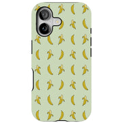 Cute Bananas Tough Cases For Apple iPhone (17, 16, 15, 14, 13, 12, 11, X, SE, 8, 7/ Air, Plus, Pro, Max, Mini, XR, XS), Print in USA