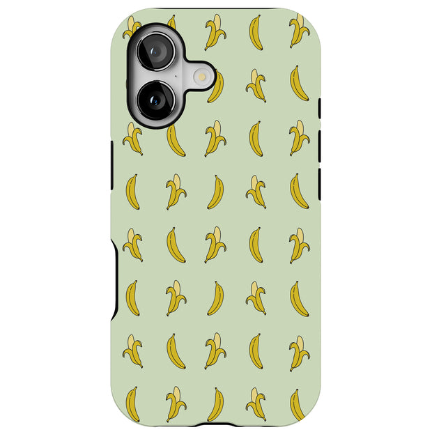 Cute Bananas Tough Cases For Apple iPhone (17, 16, 15, 14, 13, 12, 11, X, SE, 8, 7/ Air, Plus, Pro, Max, Mini, XR, XS), Print in USA