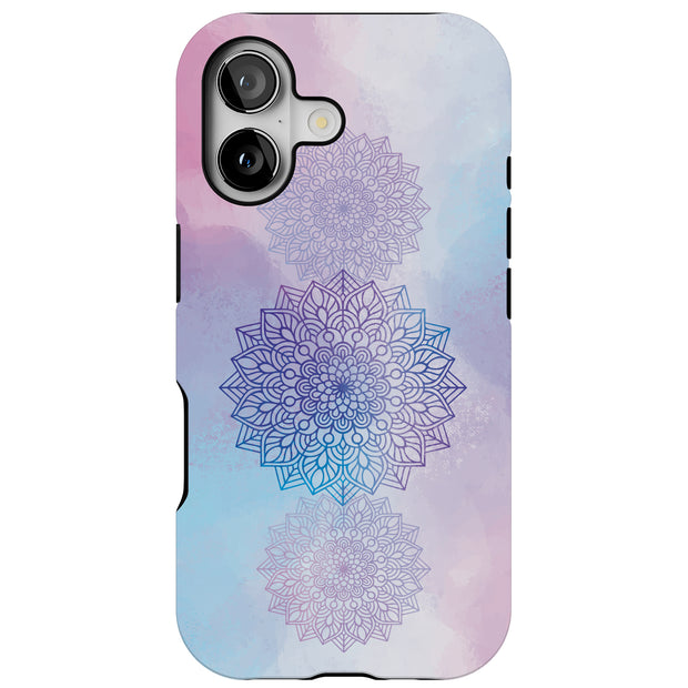 Elegant Mandala Tough Cases For Apple iPhone (17, 16, 15, 14, 13, 12, 11, X, SE, 8, 7/ Air, Plus, Pro, Max, Mini, XR, XS), Print in USA