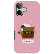 Cat Hide Box Tough Cases For Apple iPhone (17, 16, 15, 14, 13, 12, 11, X, SE, 8, 7/ Air, Plus, Pro, Max, Mini, XR, XS), Print in USA