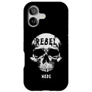 Rebel Skull Tough Cases For Apple iPhone (17, 16, 15, 14, 13, 12, 11, X, SE, 8, 7/ Air, Plus, Pro, Max, Mini, XR, XS), Print in USA