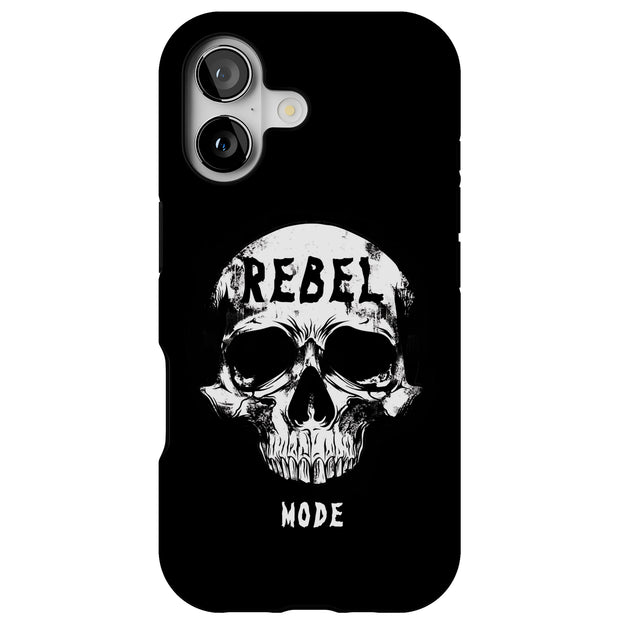 Rebel Skull Tough Cases For Apple iPhone (17, 16, 15, 14, 13, 12, 11, X, SE, 8, 7/ Air, Plus, Pro, Max, Mini, XR, XS), Print in USA