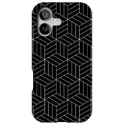 Blk Wht Box Tough Cases For Apple iPhone (17, 16, 15, 14, 13, 12, 11, X, SE, 8, 7/ Air, Plus, Pro, Max, Mini, XR, XS), Print in USA