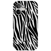 Zebra 2 Tough Cases For Apple iPhone (17, 16, 15, 14, 13, 12, 11, X, SE, 8, 7/ Air, Plus, Pro, Max, Mini, XR, XS), Print in USA