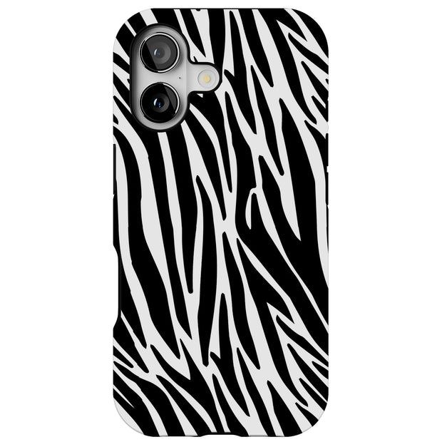 Zebra 2 Tough Cases For Apple iPhone (17, 16, 15, 14, 13, 12, 11, X, SE, 8, 7/ Air, Plus, Pro, Max, Mini, XR, XS), Print in USA