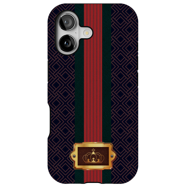 Royal Ribbon Tough Cases For Apple iPhone (17, 16, 15, 14, 13, 12, 11, X, SE, 8, 7/ Air, Plus, Pro, Max, Mini, XR, XS), Print in USA