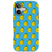 Lemon MaMa Blue Tough Cases For Apple iPhone (17, 16, 15, 14, 13, 12, 11, X, SE, 8, 7/ Air, Plus, Pro, Max, Mini, XR, XS), Print in USA