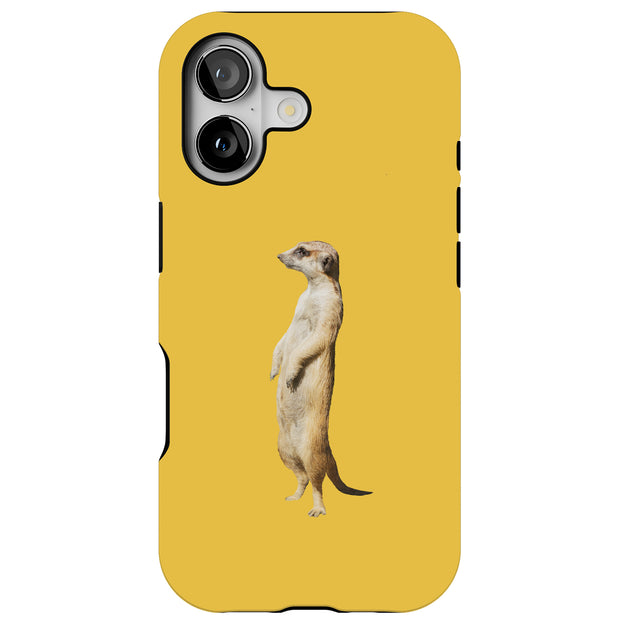 Meerkat Photo Tough Cases For Apple iPhone (17, 16, 15, 14, 13, 12, 11, X, SE, 8, 7/ Air, Plus, Pro, Max, Mini, XR, XS), Print in USA
