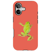 Frog Photo Tough Cases For Apple iPhone (17, 16, 15, 14, 13, 12, 11, X, SE, 8, 7/ Air, Plus, Pro, Max, Mini, XR, XS), Print in USA