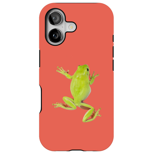 Frog Photo Tough Cases For Apple iPhone (17, 16, 15, 14, 13, 12, 11, X, SE, 8, 7/ Air, Plus, Pro, Max, Mini, XR, XS), Print in USA