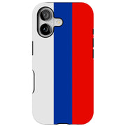 Flag Russia Tough Cases For Apple iPhone (17, 16, 15, 14, 13, 12, 11, X, SE, 8, 7/ Air, Plus, Pro, Max, Mini, XR, XS), Print in USA