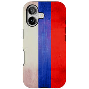 Old Flag Russia Tough Cases For Apple iPhone (17, 16, 15, 14, 13, 12, 11, X, SE, 8, 7/ Air, Plus, Pro, Max, Mini, XR, XS), Print in USA