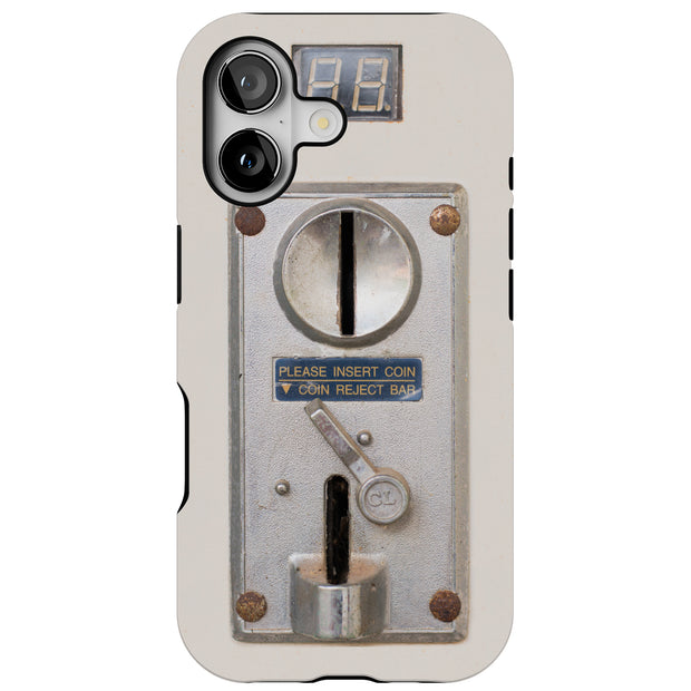 Coin Slot Tough Cases For Apple iPhone (17, 16, 15, 14, 13, 12, 11, X, SE, 8, 7/ Air, Plus, Pro, Max, Mini, XR, XS), Print in USA