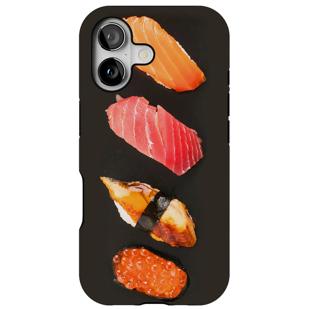 Sushi Tough Cases For Apple iPhone (17, 16, 15, 14, 13, 12, 11, X, SE, 8, 7/ Air, Plus, Pro, Max, Mini, XR, XS), Print in USA