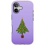 Xmas Tree Tough Cases For Apple iPhone (17, 16, 15, 14, 13, 12, 11, X, SE, 8, 7/ Air, Plus, Pro, Max, Mini, XR, XS), Print in USA