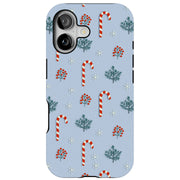 Candy Cane Tough Cases For Apple iPhone (17, 16, 15, 14, 13, 12, 11, X, SE, 8, 7/ Air, Plus, Pro, Max, Mini, XR, XS), Print in USA