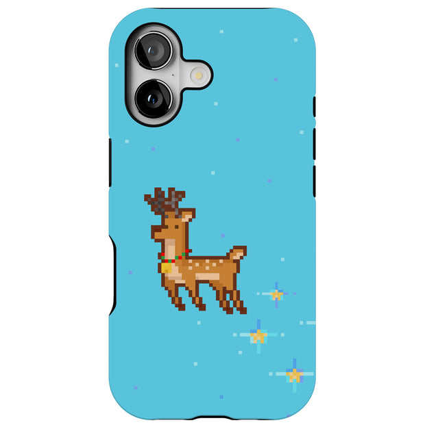 Reindeer Tough Cases For Apple iPhone (17, 16, 15, 14, 13, 12, 11, X, SE, 8, 7/ Air, Plus, Pro, Max, Mini, XR, XS), Print in USA