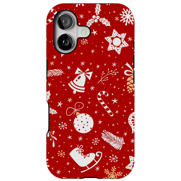 Christmas 2 Tough Cases For Apple iPhone (17, 16, 15, 14, 13, 12, 11, X, SE, 8, 7/ Air, Plus, Pro, Max, Mini, XR, XS), Print in USA