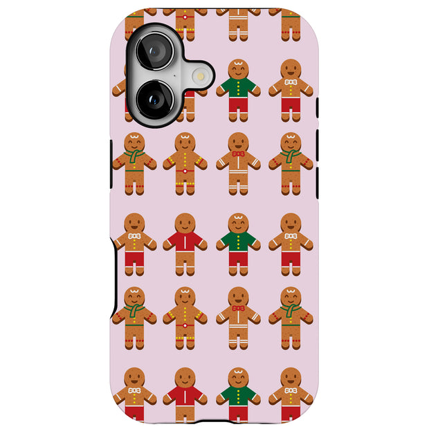 Gingerbread Man Tough Cases For Apple iPhone (17, 16, 15, 14, 13, 12, 11, X, SE, 8, 7/ Air, Plus, Pro, Max, Mini, XR, XS), Print in USA