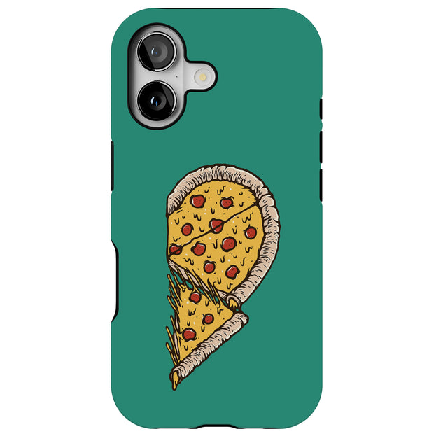 Pizza 2 Tough Cases For Apple iPhone (17, 16, 15, 14, 13, 12, 11, X, SE, 8, 7/ Air, Plus, Pro, Max, Mini, XR, XS), Print in USA