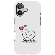 Heart 2 Tough Cases For Apple iPhone (17, 16, 15, 14, 13, 12, 11, X, SE, 8, 7/ Air, Plus, Pro, Max, Mini, XR, XS), Print in USA