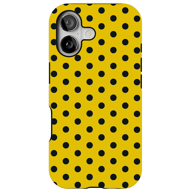 Polka Dot 9 Tough Cases For Apple iPhone (17, 16, 15, 14, 13, 12, 11, X, SE, 8, 7/ Air, Plus, Pro, Max, Mini, XR, XS), Print in USA