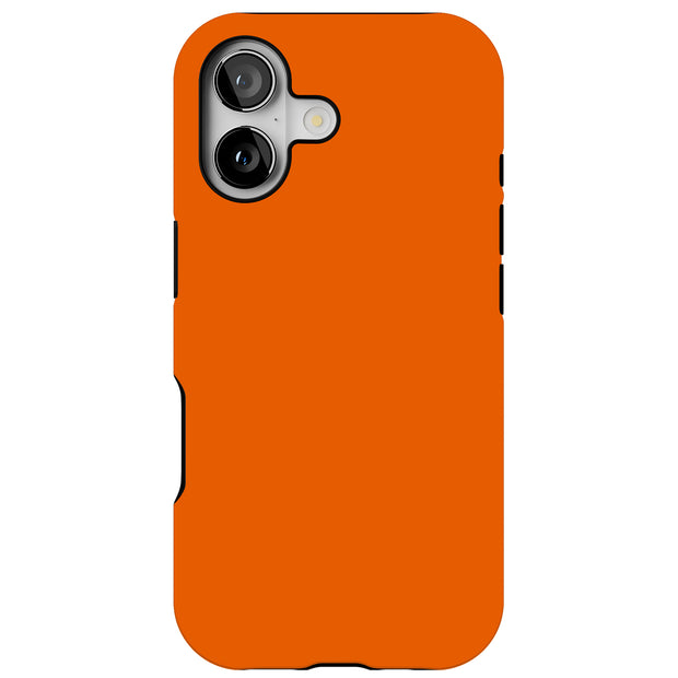 Vivid Orange Tough Cases For Apple iPhone (17, 16, 15, 14, 13, 12, 11, X, SE, 8, 7/ Air, Plus, Pro, Max, Mini, XR, XS), Print in USA