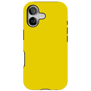 Yellow Tough Cases For Apple iPhone (17, 16, 15, 14, 13, 12, 11, X, SE, 8, 7/ Air, Plus, Pro, Max, Mini, XR, XS), Print in USA