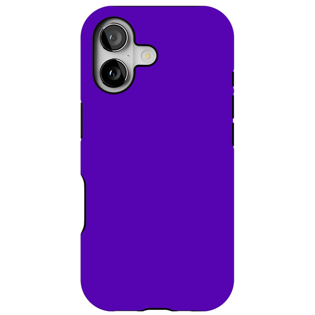 Blue Violet Tough Cases For Apple iPhone (17, 16, 15, 14, 13, 12, 11, X, SE, 8, 7/ Air, Plus, Pro, Max, Mini, XR, XS), Print in USA
