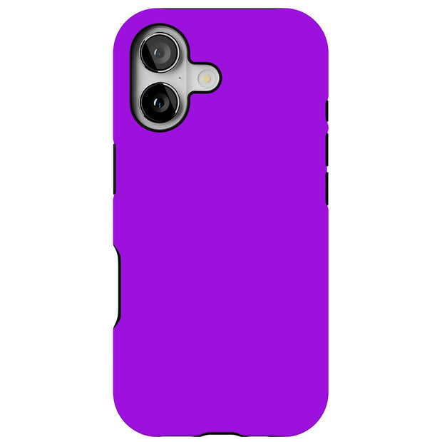 Purple Tough Cases For Apple iPhone (17, 16, 15, 14, 13, 12, 11, X, SE, 8, 7/ Air, Plus, Pro, Max, Mini, XR, XS), Print in USA