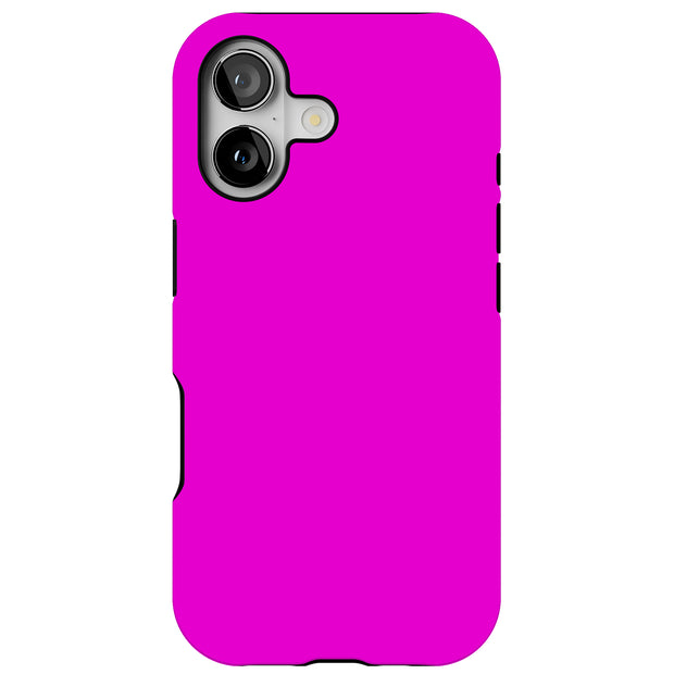 Fuchsia Tough Cases For Apple iPhone (17, 16, 15, 14, 13, 12, 11, X, SE, 8, 7/ Air, Plus, Pro, Max, Mini, XR, XS), Print in USA