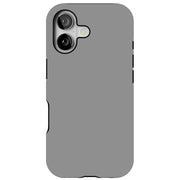 Gray Tough Cases For Apple iPhone (17, 16, 15, 14, 13, 12, 11, X, SE, 8, 7/ Air, Plus, Pro, Max, Mini, XR, XS), Print in USA