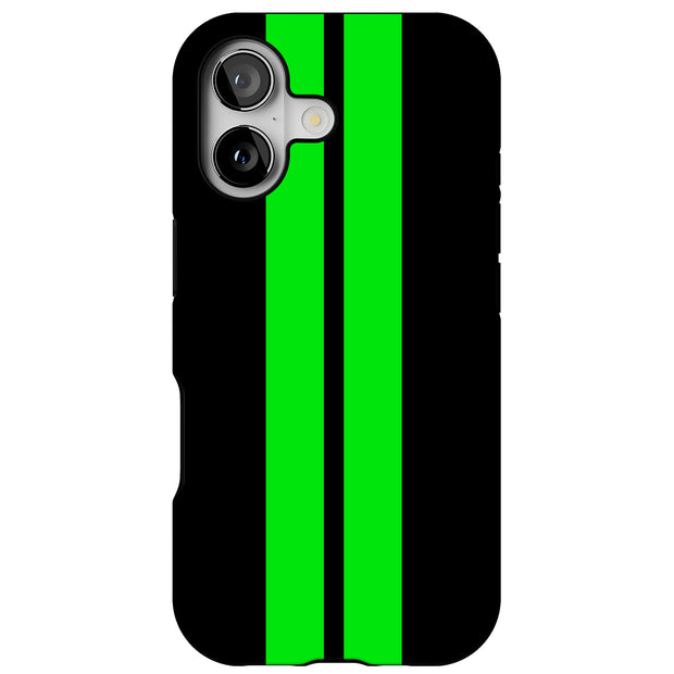 Racing Stripe 6 Tough Cases For Apple iPhone (17, 16, 15, 14, 13, 12, 11, X, SE, 8, 7/ Air, Plus, Pro, Max, Mini, XR, XS), Print in USA