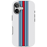 Race Stripe 10 Tough Cases For Apple iPhone (17, 16, 15, 14, 13, 12, 11, X, SE, 8, 7/ Air, Plus, Pro, Max, Mini, XR, XS), Print in USA