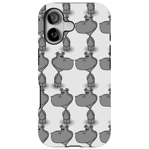 Hippo One Tough Cases For Apple iPhone (17, 16, 15, 14, 13, 12, 11, X, SE, 8, 7/ Air, Plus, Pro, Max, Mini, XR, XS), Print in USA